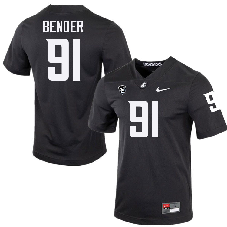 Leon Bender WSU Cougars Jersey.Washington State Cougars #91 Leon Bender Jersey Youth-Alternate